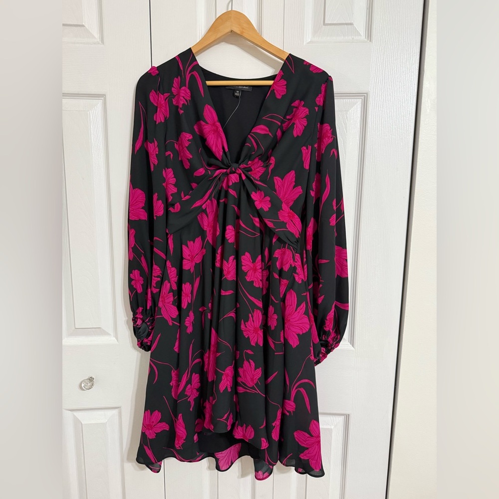 NWT Banana Republic floral balloon sleeve dress